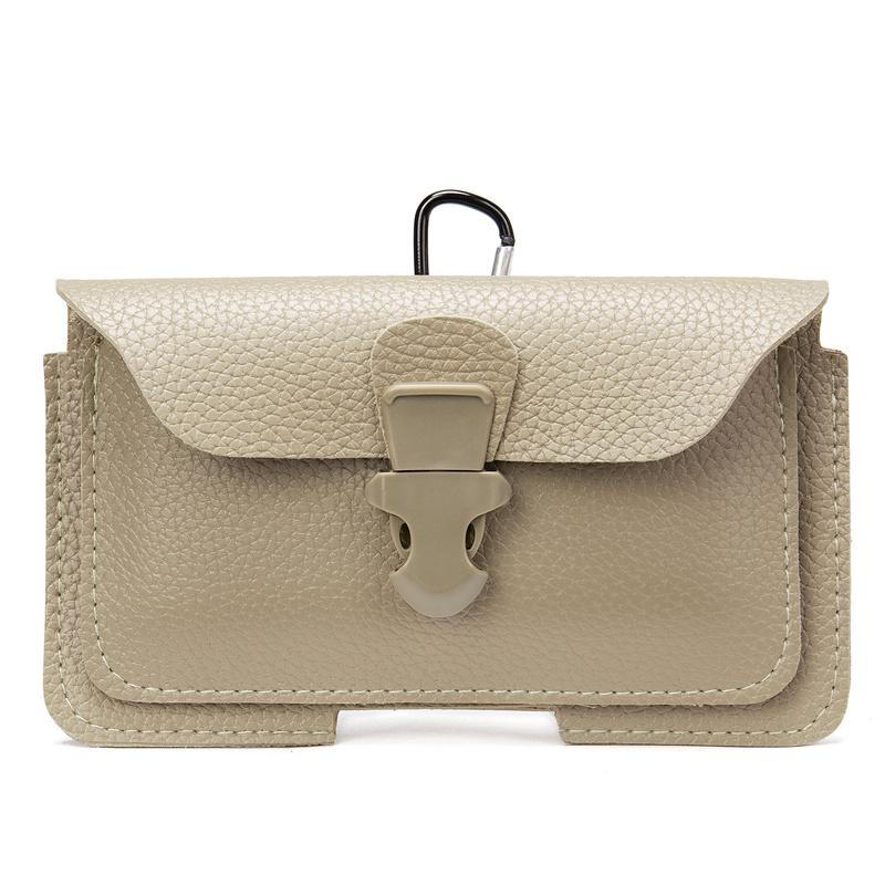 Men's Soft Waist Bag Mobile Phone Bag Belt Bag