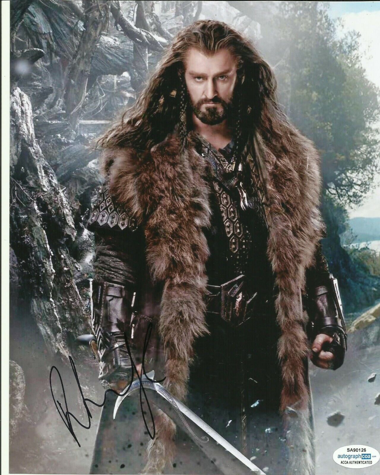 RICHARD ARMITAGE SIGNED THE HOBBIT Photo Poster painting UACC REG 242 (10) ALSO ACOA CERTIFIED