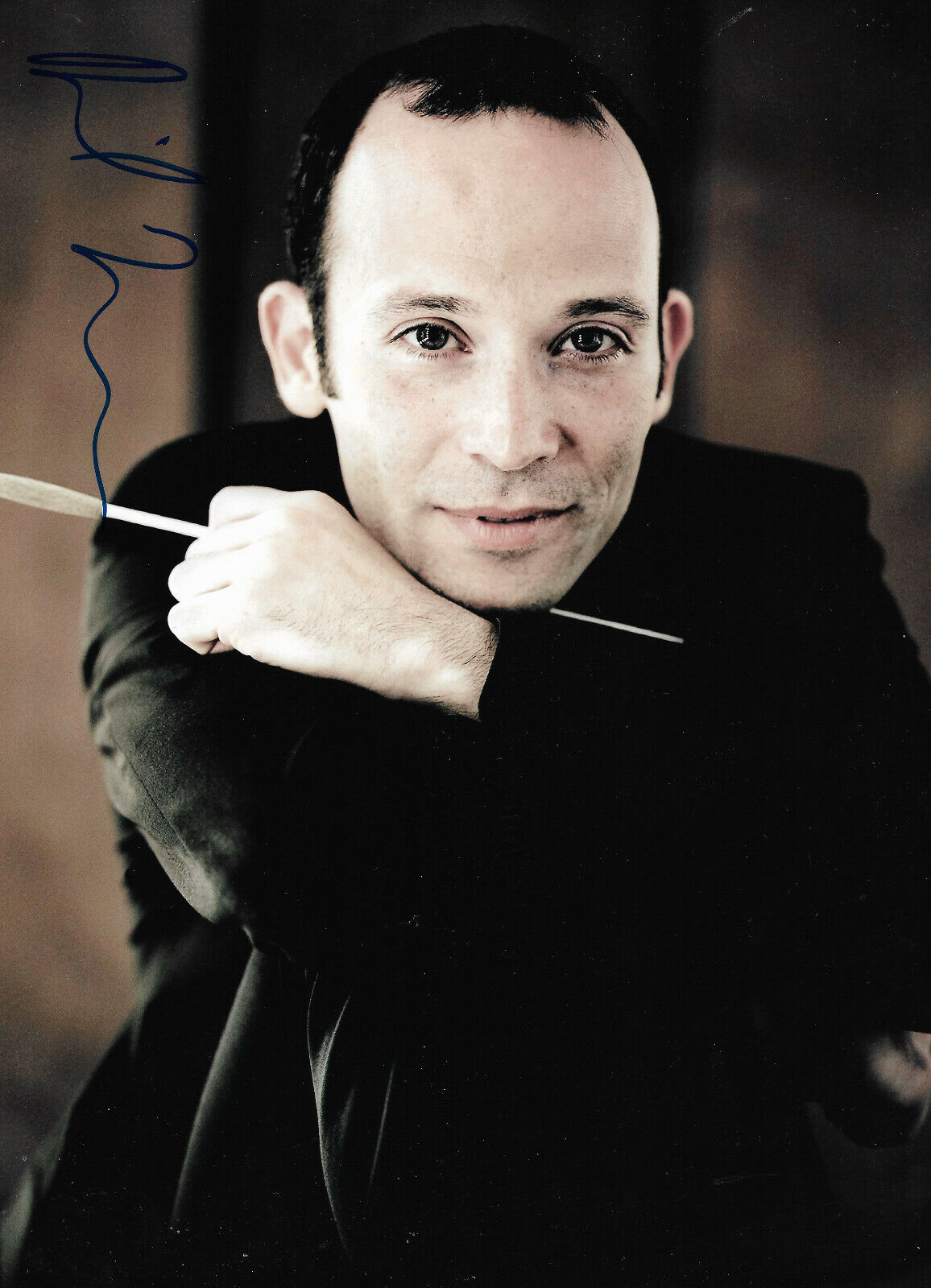 Ariel Zuckermann Conductor signed 8x12 inch Photo Poster painting autograph