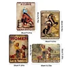 4pcs - Cowgirls - Vintage Metal Signs(8*12Inch/12*16Inch)