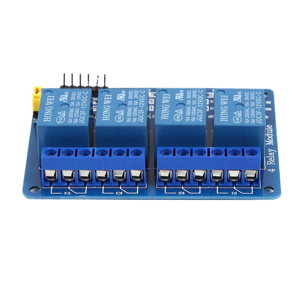 

5V 12V 4 Channel with Optocoupler Output 4 Way Relay Module Expansion Board, 501 Original