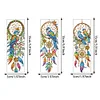 3Pcs Special Shape Dream Catcher Bird Diamond Painting Art Bookmark for Books