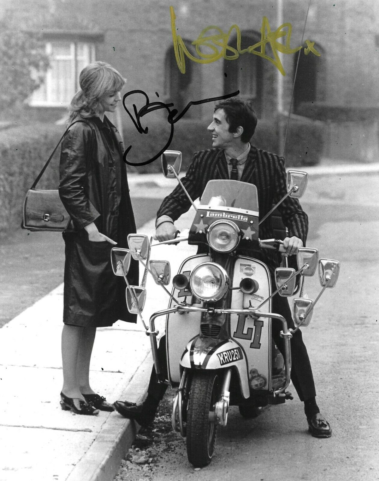 Leslie Ash/Phil Daniels Signed Quadrophenia 10x8 Photo Poster painting AFTAL