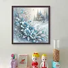 Winter Scenery-11CT Stamped Cross Stitch 40*40cm/15.75*15.75in