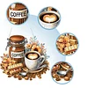 (US Local)Acrylic Special Shape Coffee 5D DIY Diamond Painting Dots Pendant for Window