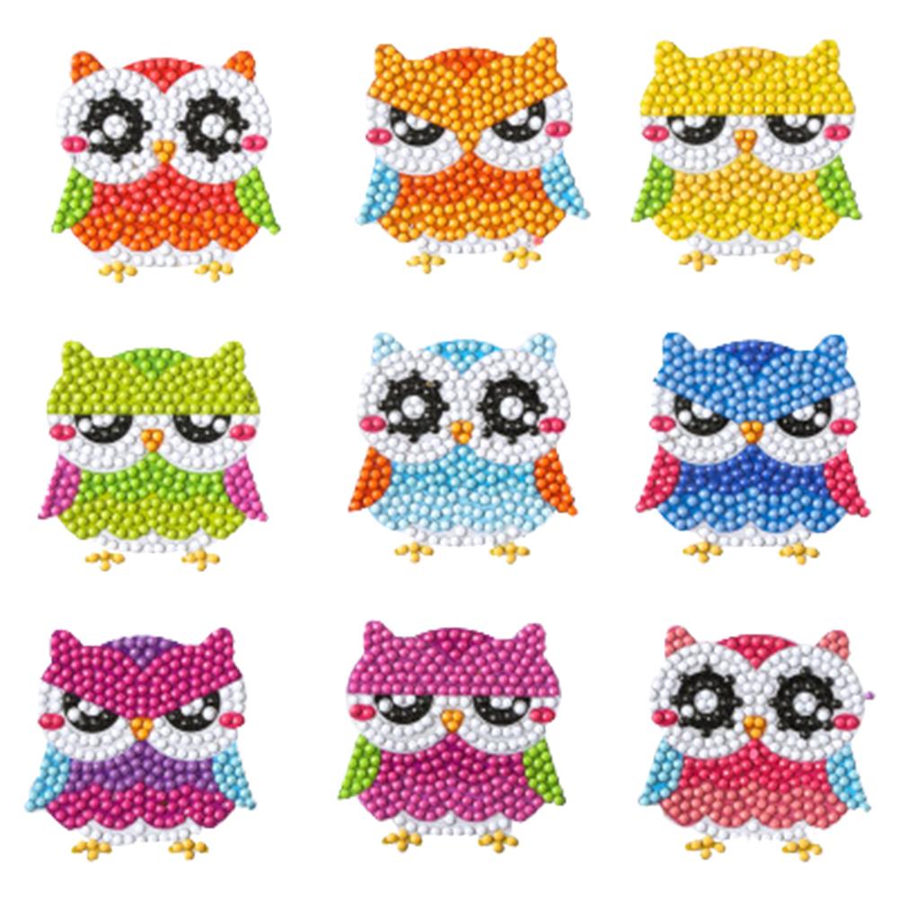 

Owl-DIY Creative Diamond Sticker, 501 Original