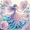 Diamond Painting-DIY Crystal Rhinestone Flower Fairy