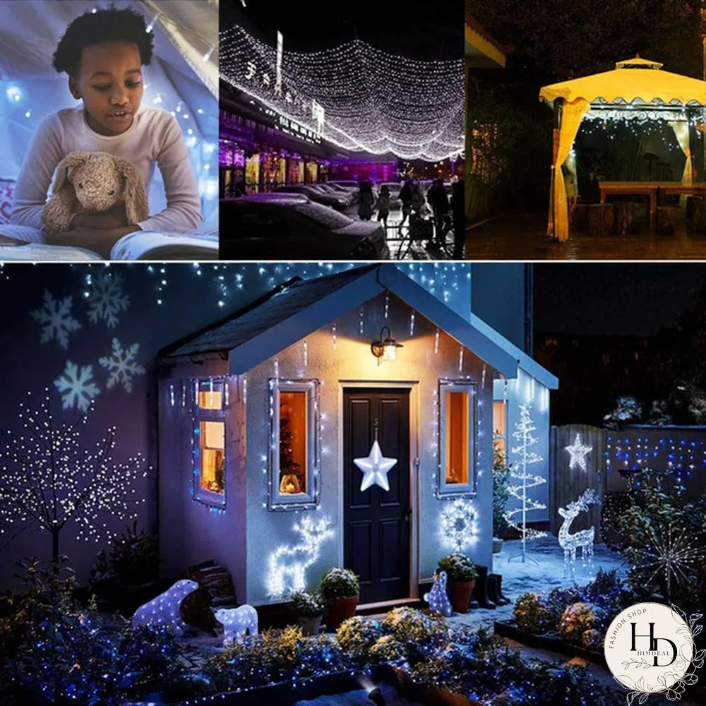 Waterproof Solar-Powered Fairy Modes Copper Wire for Christmas Patio