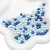 Flashing 3-8mm ABS Nonporous Pearls Colorful DIY Accessories