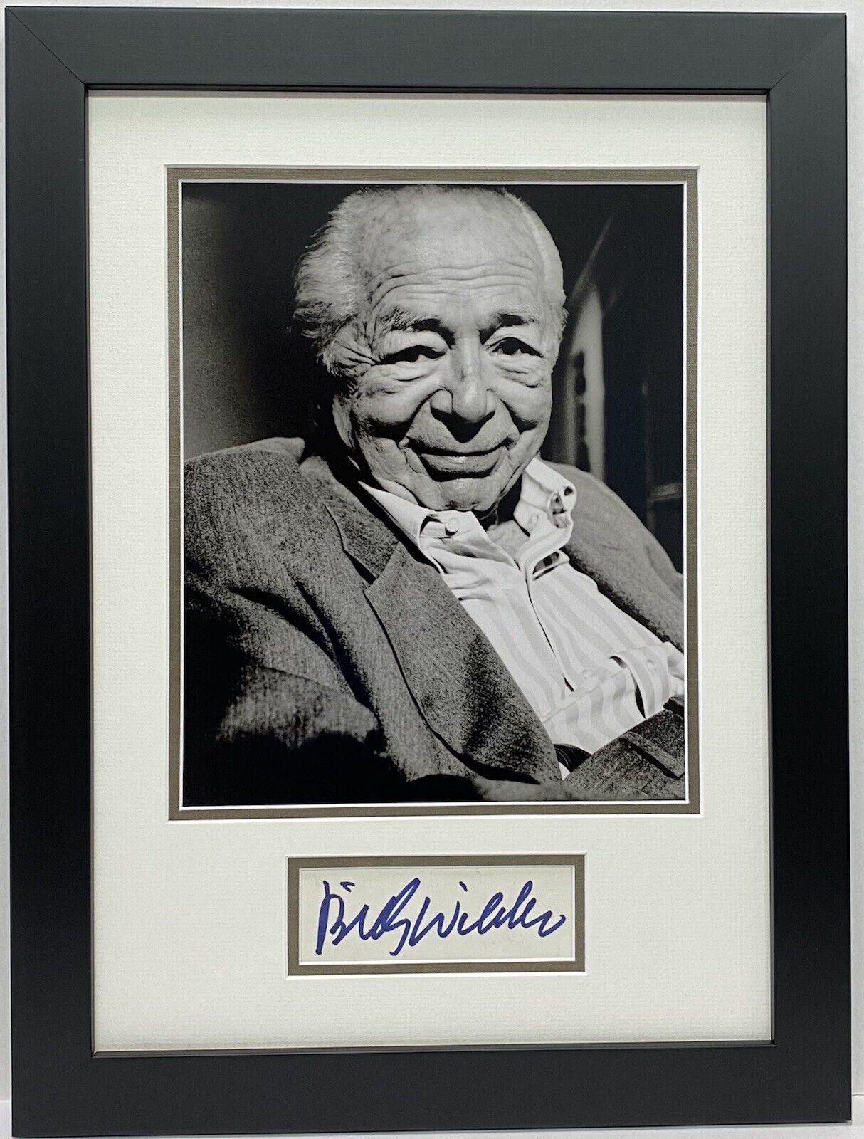 Billy Wilder? Signed Autographed Framed & Matt Photo Poster painting With Cut 13x18 Director