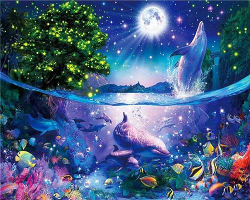 

World Marine Animals – Paint By Numbers - 40*50CM, 501 Original