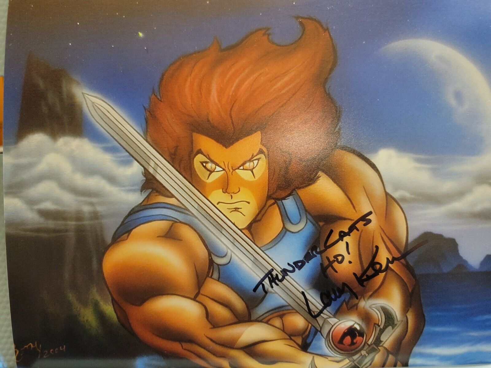 Larry Kenney Signed Thundercats 8x10 Photo Poster painting Autographed Voice of Lion-O