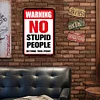 Warning Sign - Metal Tin Signs(12*16Inch)