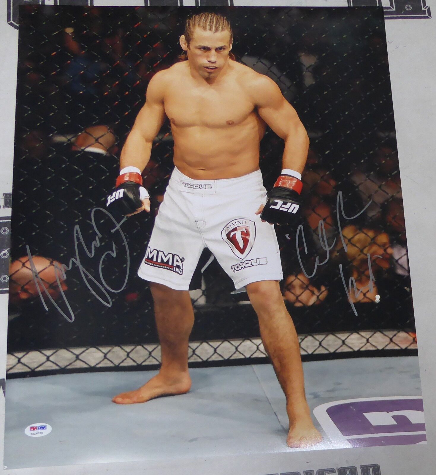 Urijah Faber Signed UFC 16x20 Photo Poster painting PSA/DNA COA Picture Autograph California Kid