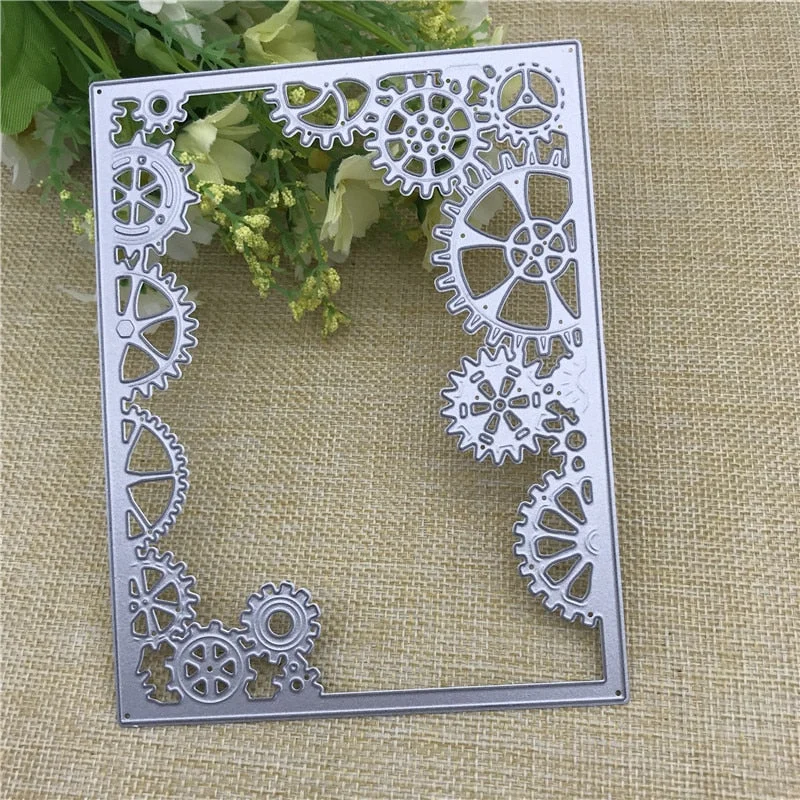 Square Metal Cutting Dies Stencils For Card Making Decorative Embossing Suit Paper Cards Stamp DIY