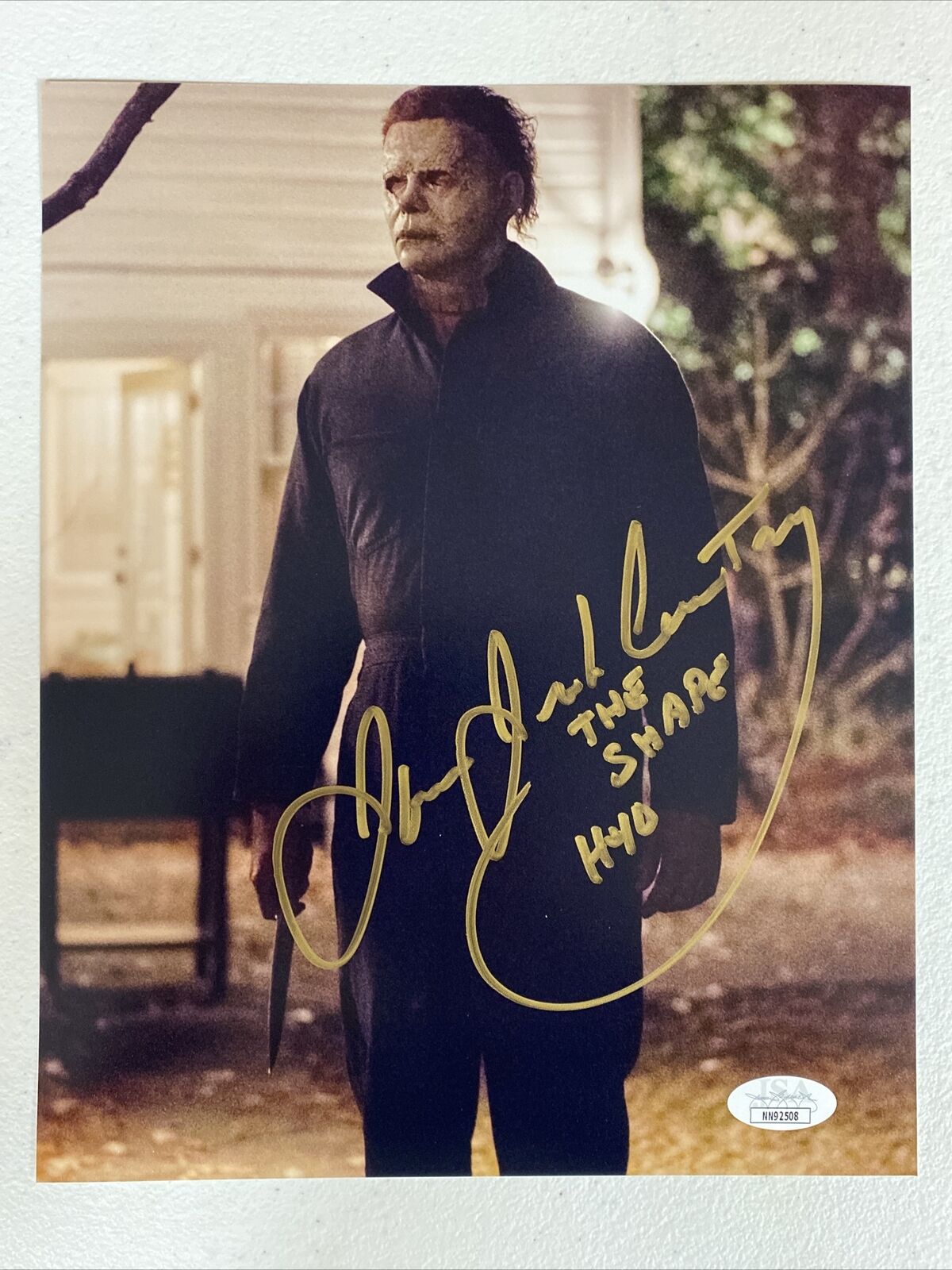 MICHAEL MYERS JAMES JUDE COURTNEY SIGNED AUTOGRAPHED Photo Poster painting 2 PROOF JSA COA