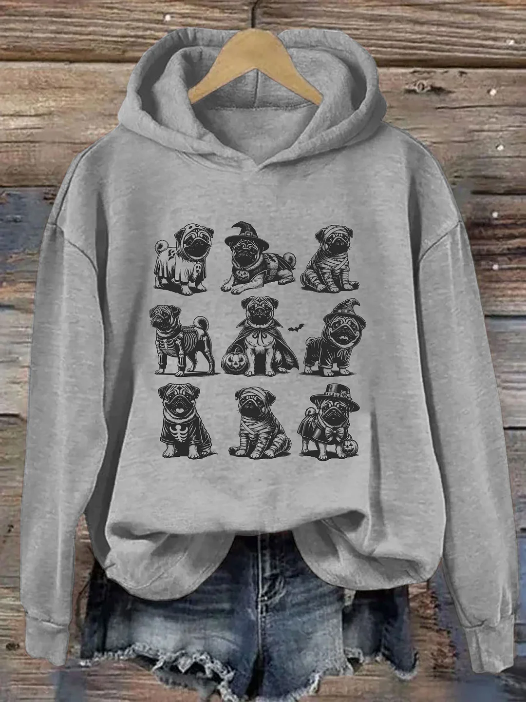 Pug Halloween Hoodie