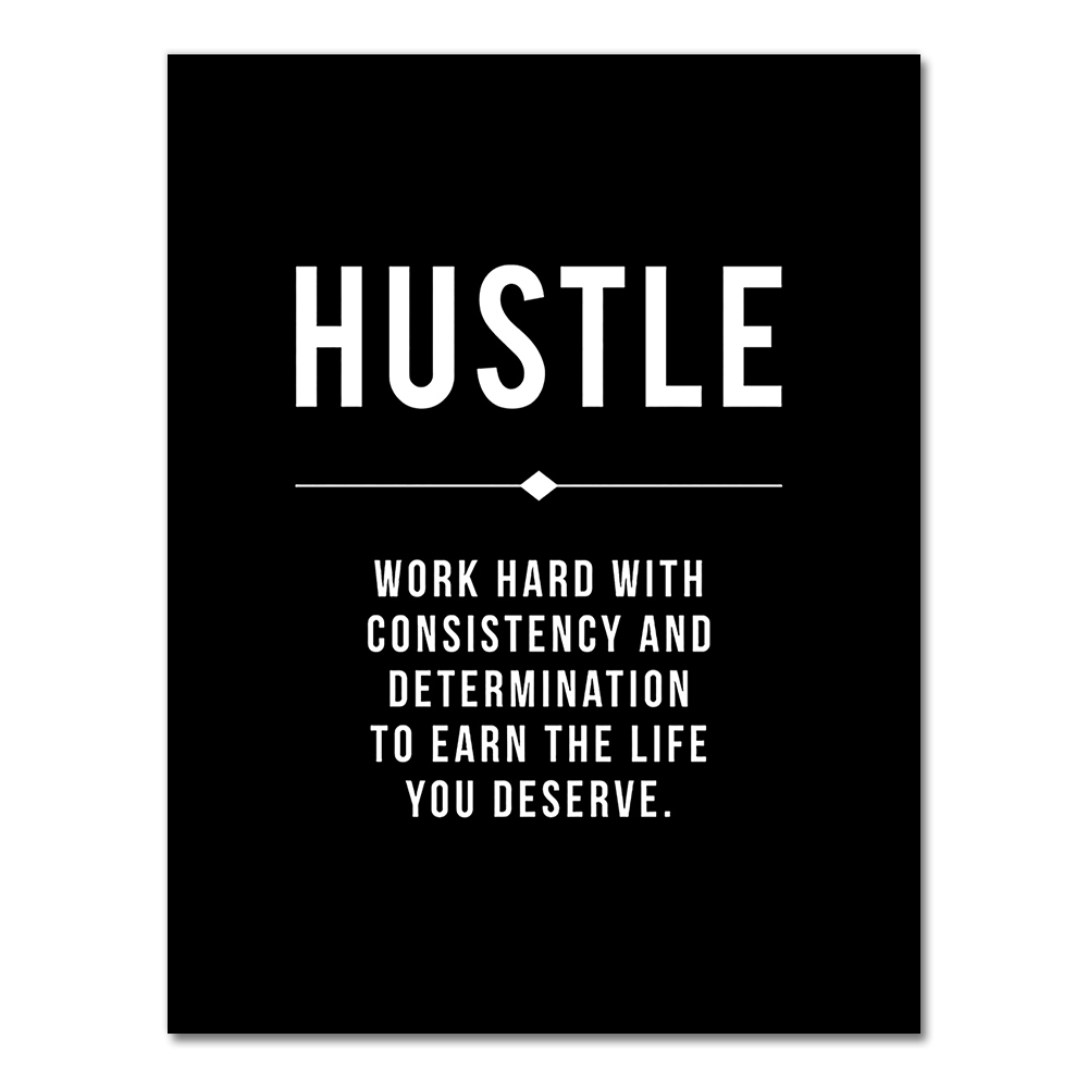Grind Hustle Success Motivational Posters and Prints Office Decor Modern Art Entrepreneur Motivation Canvas Painting Pictures