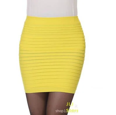 CUHAKCI Summer Skirts Sexy Short Ladies Skirt High Waist A-Line Skirts High Elastic Black Red Pleated Skirt Candy Colors