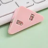 20PCS Candy Color Triangle Book Notebook Exam Paper Corner Clips Student Stationery