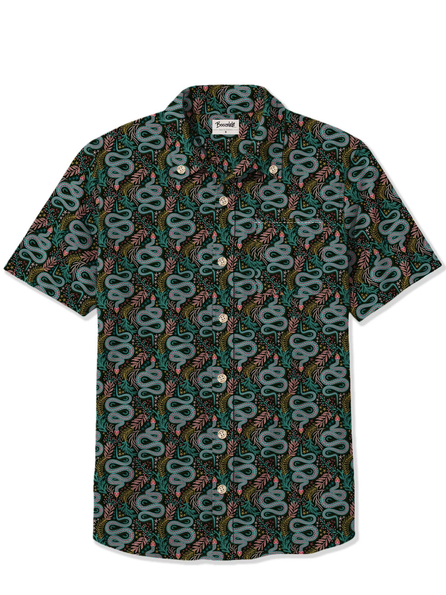 【Maria Elena Coco X Boozelele】Thamnophis Sirtalis Infernalis - 100% Cotton Shirt