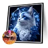 Cat-Round perceuse diamant peinture-30*30cm