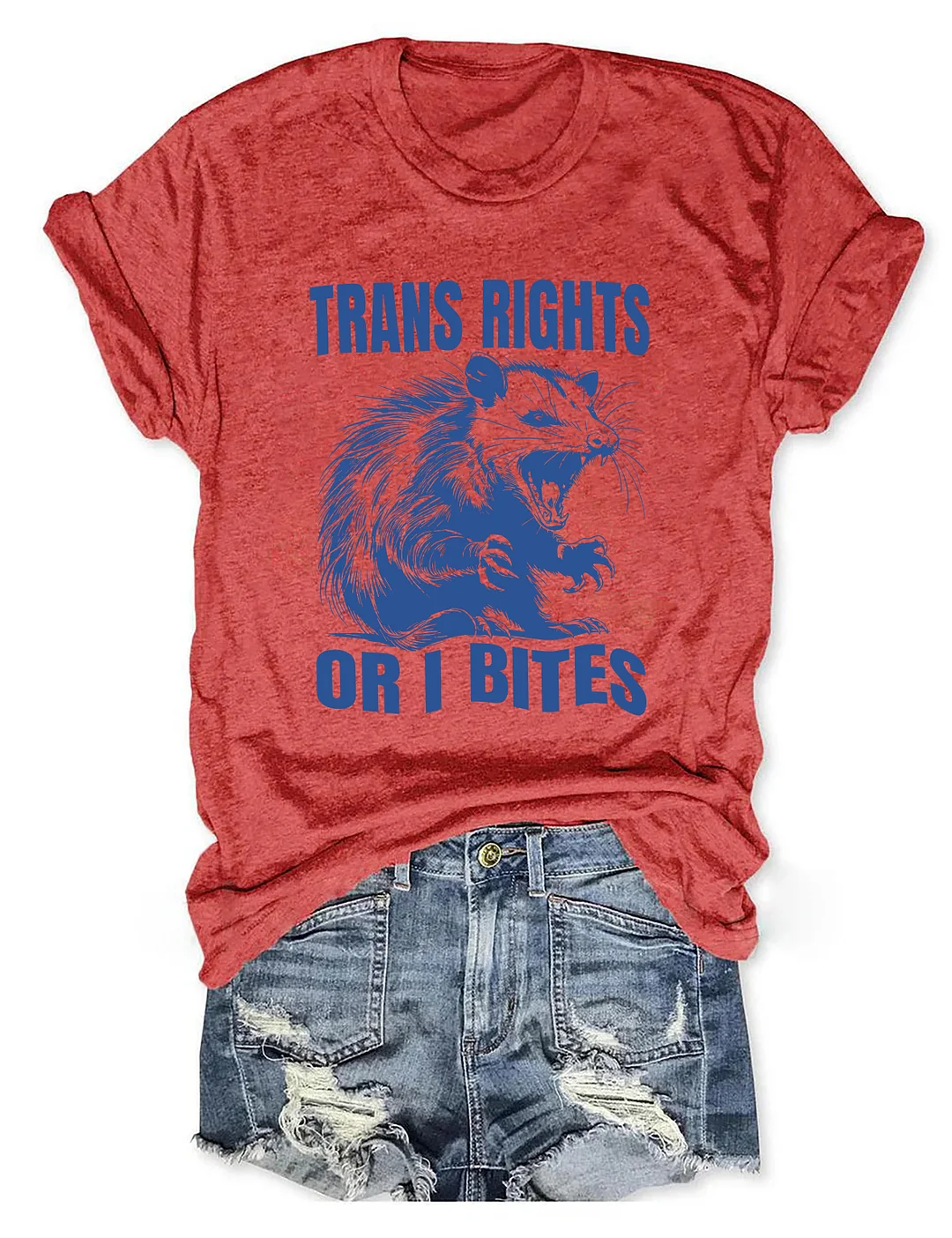 Trans Rights Or I Bites T-shirt