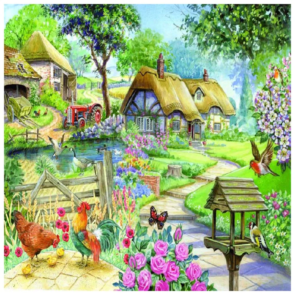 Diamond Painting - Full Round - Village(30*30cm)