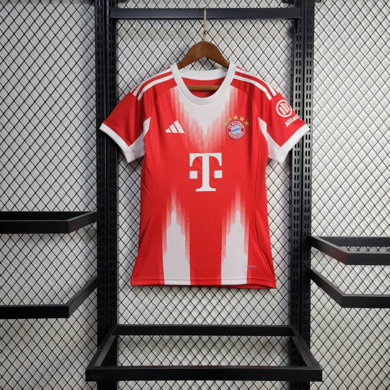 2025-2026 Women FC Bayern Munich Home Football Shirt 1:1 Thai Quality- Maxi Kit