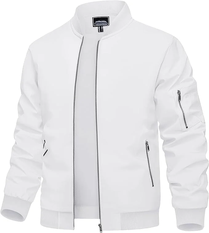 2025 Men's Casual Spring/Autumn Windproof Jacket with Zipper