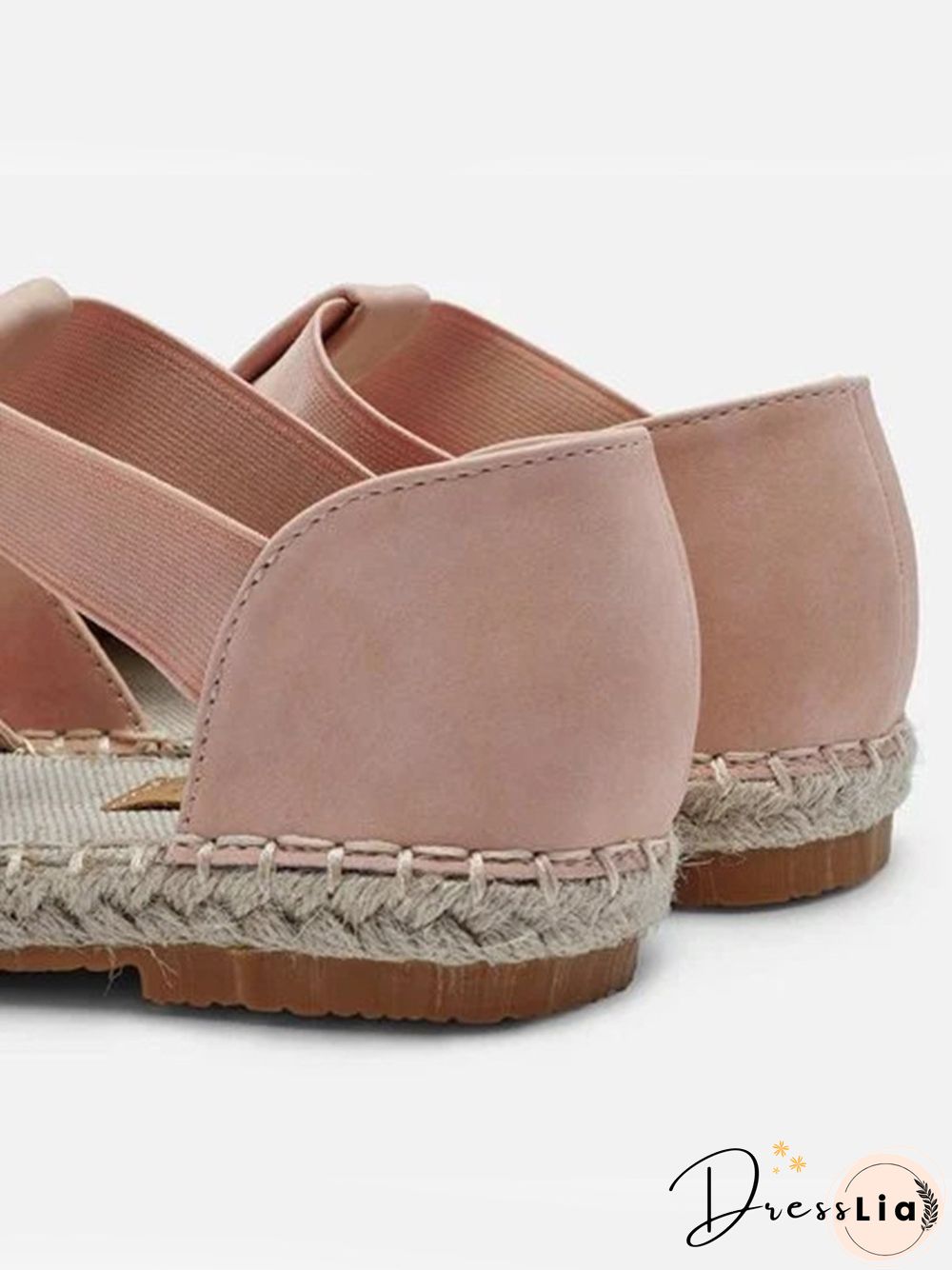 Linen Straw Fisherman's Roman Sandals