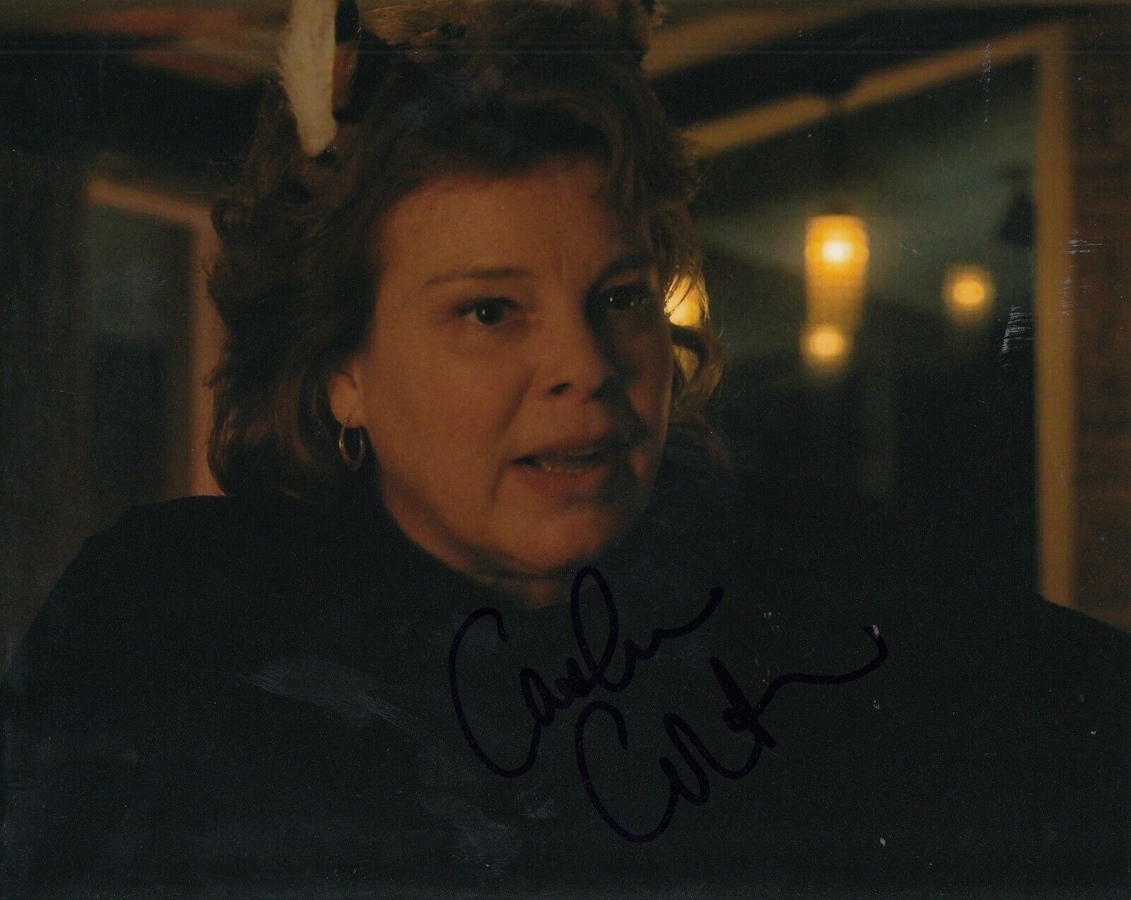 CATHERINE CURTIN signed (STRANGER THINGS) Claudia Henderson 8X10 Photo Poster painting W/COA #1