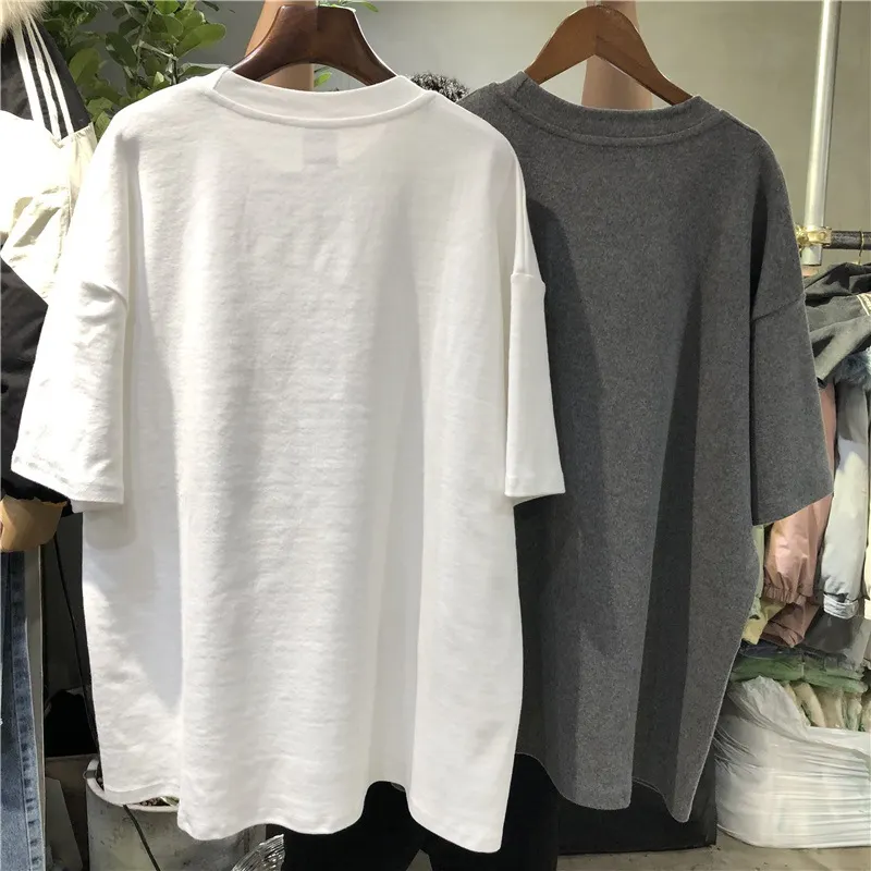 Brownm Brownm Celebrity Short-Sleeved T-Shirt Women's Wear 2024 Summer Wear New Korean Version Of Harajuku Loose-Match Half-Sleeve T-Shirt Clothes