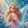 (Multi-Style) Girl and Grandma-11CT Stamped Cross Stitch 45*45cm/17.72*17.72in