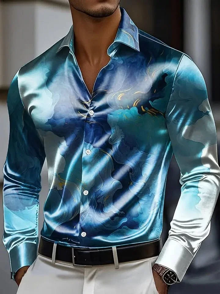 Men's Vintage Long Sleeve Shirt 