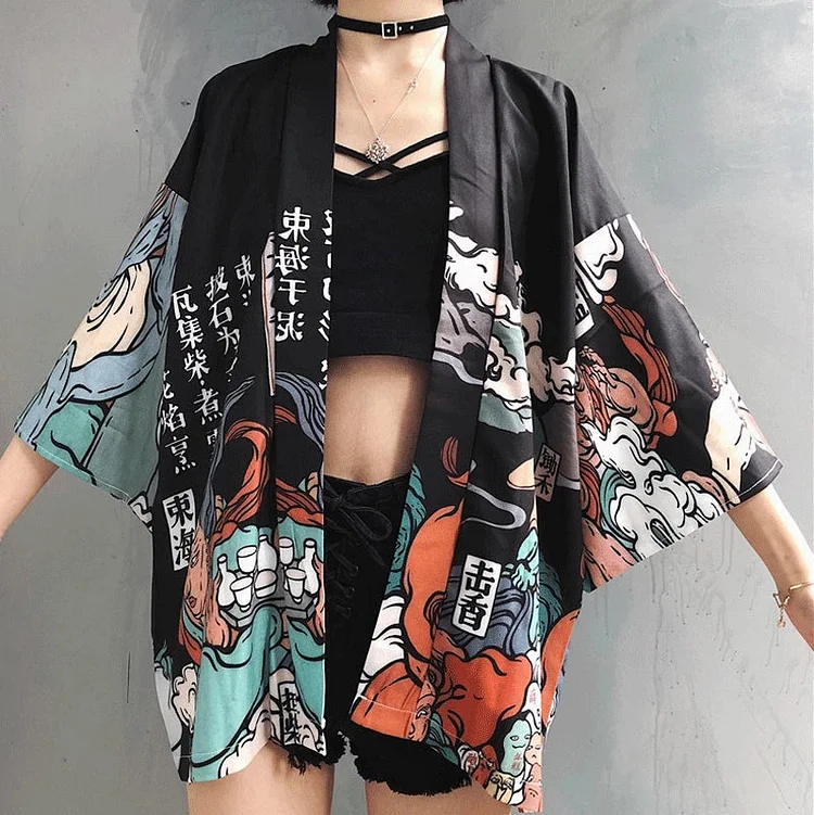 Harajuku Japanese Bathrobe Kimono