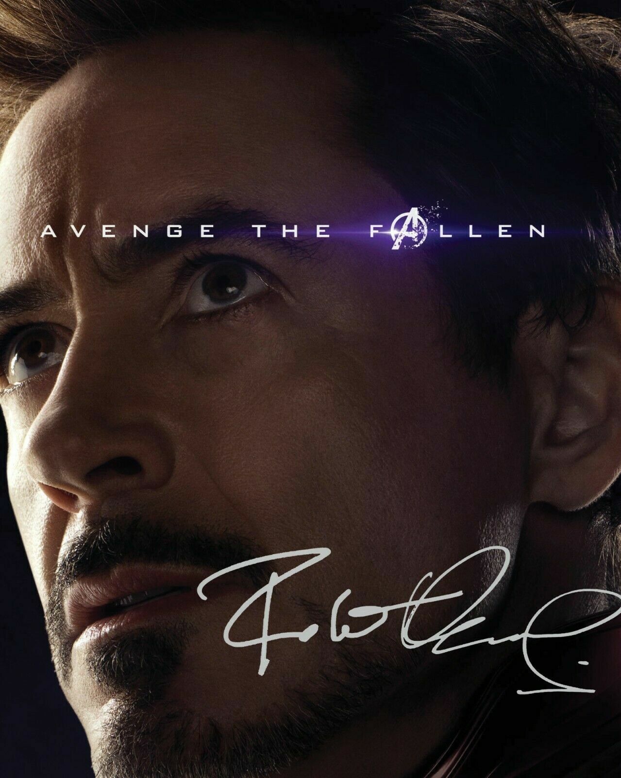 ROBERT DOWNEY JR - IRON MAN - AVENGERS SIGNED AUTOGRAPHED A4 PP Photo Poster painting POSTER