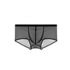 Men's Low Waist Sexy Transparent Ice Silk Seamless Ultra-Thin Boxer Briefs