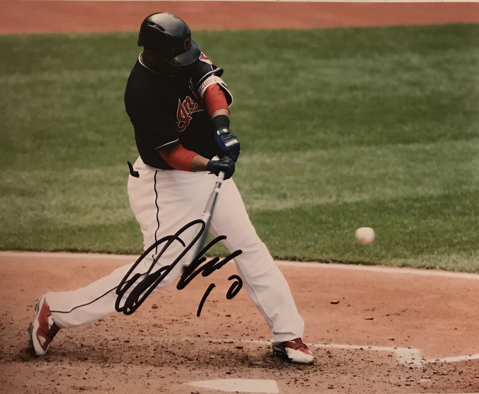 Edwin Encarnacion Signed Autographed 8x10 Photo Poster painting Cleveland Indians Coa