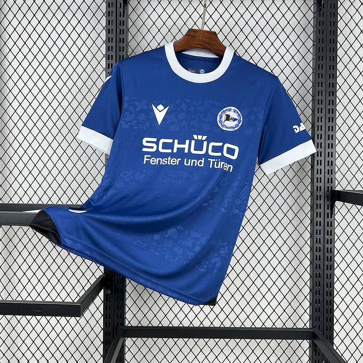 S-4XL Bielefeld 24/25 Home Jersey (With German Cup Armband)