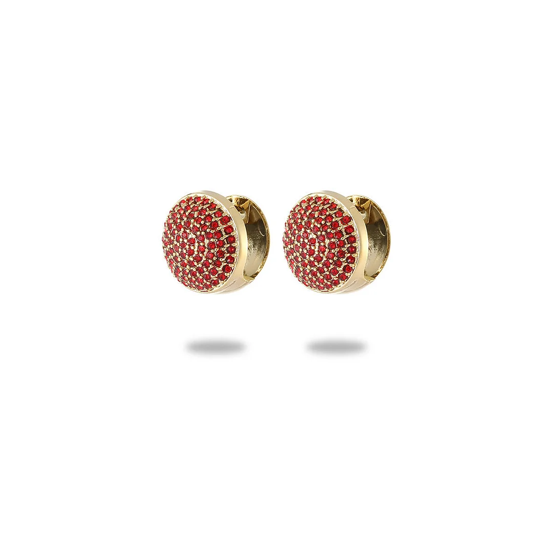 Vintage Round Diamond Stud Earrings