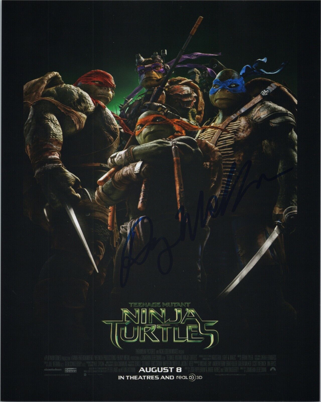 ~~ DANNY WOODBURN Authentic Hand-Signed TMNT - Splinter