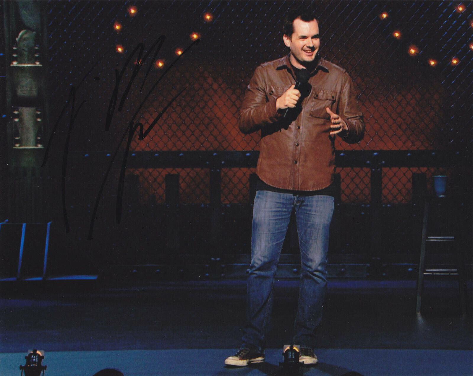 JIM JEFFERIES SIGNED AUTOGRAPH 8X10 Photo Poster painting COMEDIAN PROOF #2