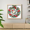 >SALE<Diamond Painted 5D DIY Christmas wreath Partial Special Rhinestone Set