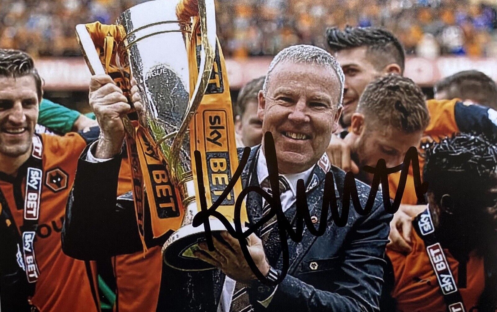 Kenny Jackett Genuine Hand Signed Wolves 6X4 Photo Poster painting