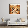 Autumn Town-14CT Counted Cross Stitch 40*40cm/15.75*15.75in