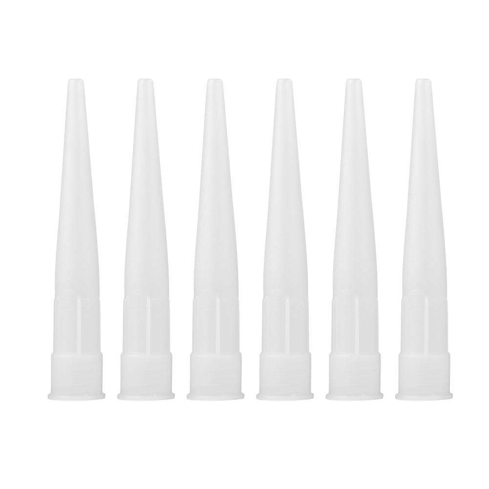 

6Pcs Caulking Nozzle Plastic Glass Glue Nozzle Structural Glue Mouthes, 501 Original