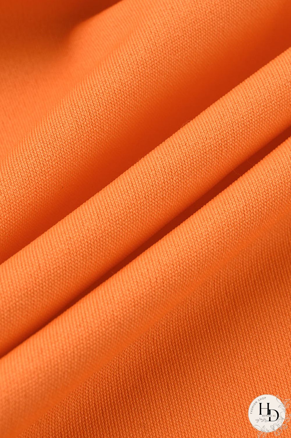 Tangerine Casual Solid Split Joint Zipper Zipper Collar Sleeveless Two Pieces