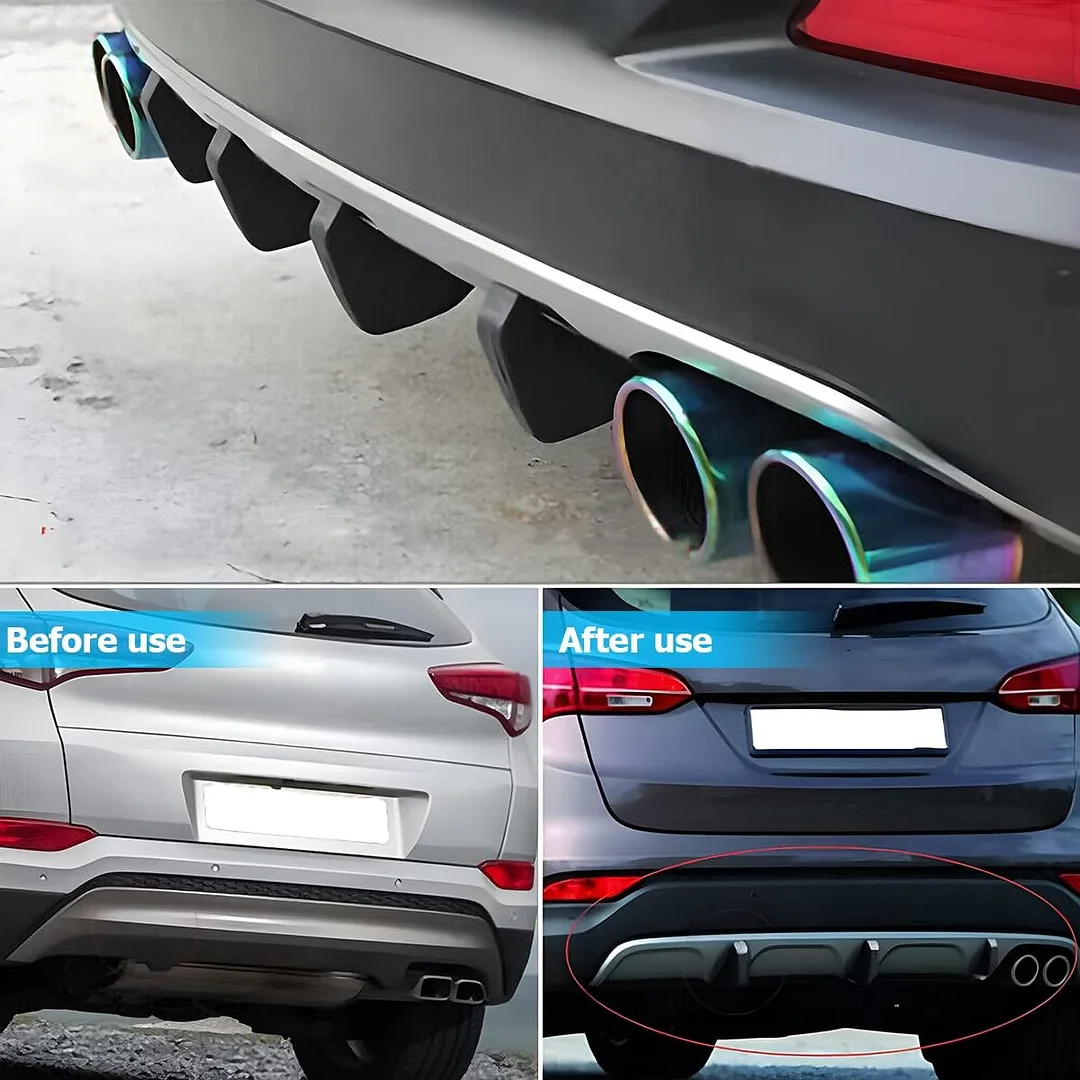 4pcs Car Lower Bumper Lip Diffuser, Anti-collision Accessories Spoiler Protector