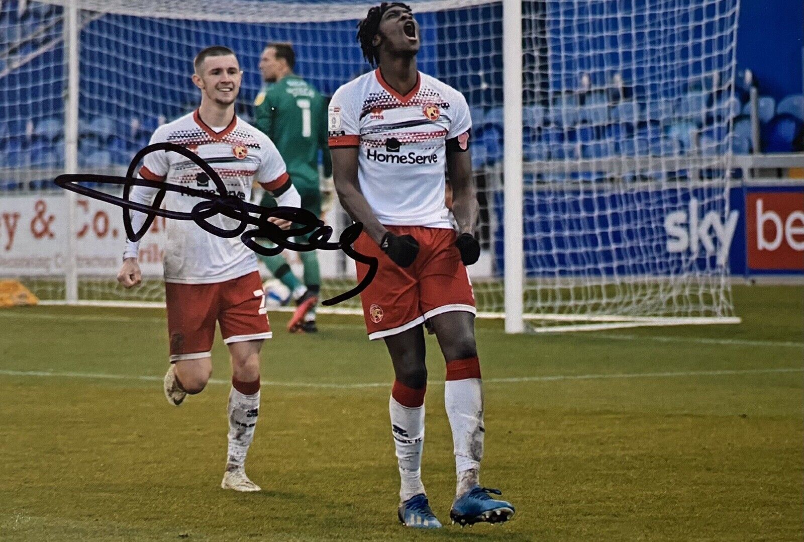 Derick Osei Genuine Hand Signed Walsall 6X4 Photo Poster painting